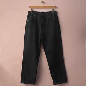 Vintage New Legends Black Straight Leg Jeans GUC Size 32
